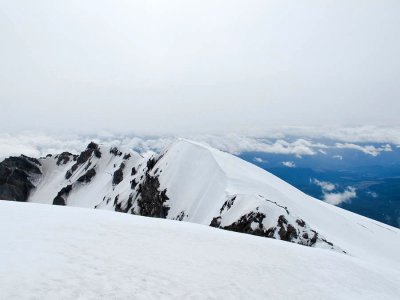 the crater rim