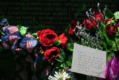 Father's Day at the Vietnam War Memorial