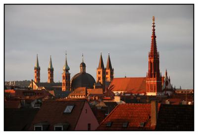 Sunrise over Wrzburg
