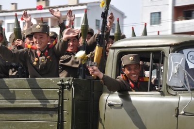 100th anniversary 15 April 2012  15 April 2012 centennial parade Pyongyang