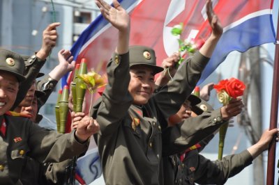 100th anniversary 15 April 2012  15 April 2012 centennial parade Pyongyang