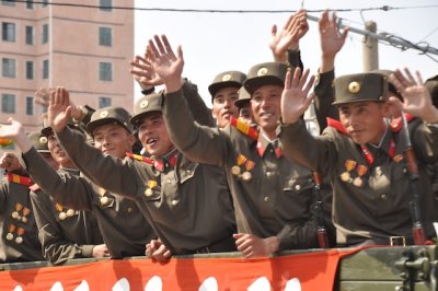 100th anniversary 15 April 2012  15 April 2012 centennial parade Pyongyang