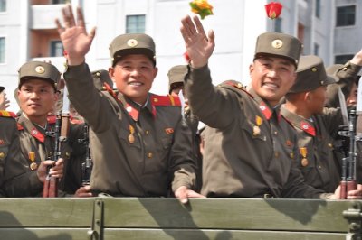 100th anniversary 15 April 2012  15 April 2012 centennial parade Pyongyang