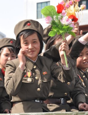 100th anniversary 15 April 2012  15 April 2012 centennial parade Pyongyang