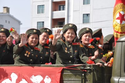 100th anniversary 15 April 2012  15 April 2012 centennial parade Pyongyang