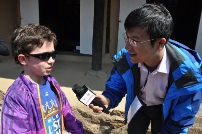 Adrian CCTV interview Pyongyang
