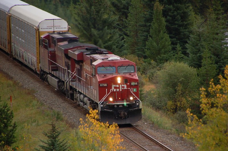 Canadian Pacific Train near Bow river