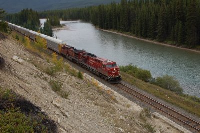 miles of Train cargoes at Banff