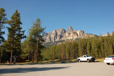 Castle mountain near Jonhston Canyon