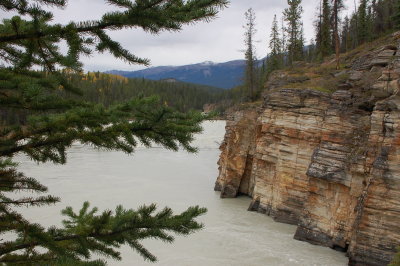 athabasca river going north