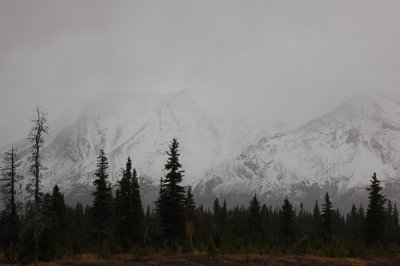 Snow rain in Parker Ridge