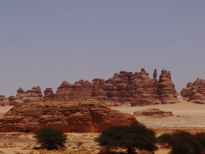 hilly surrounding Madain