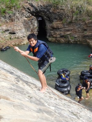 akhir dari penjelajahan gua