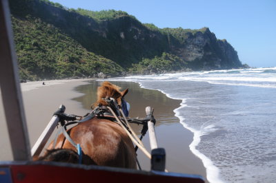 Cukup jauh juga dari ujung Timur ke Barat