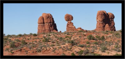 Approaching The Balanced Rock Area From The South (pano)