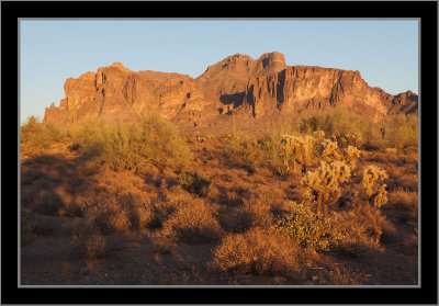 Superstition Mountains at Sunset #1