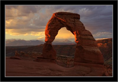 Delicate Arch (at sunrise)