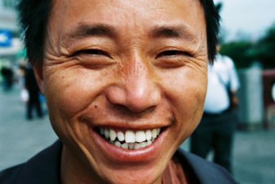 Street seller, the Bund