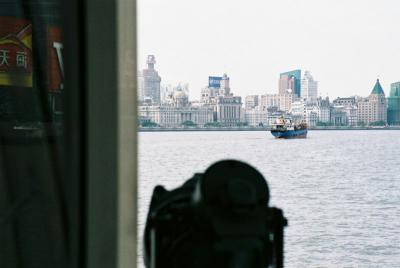 On the Huangpu river, on the way back to the Bund