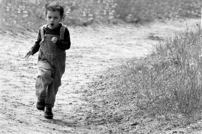 the running child