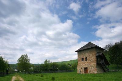 Fortified medieval mansion in Oltenia