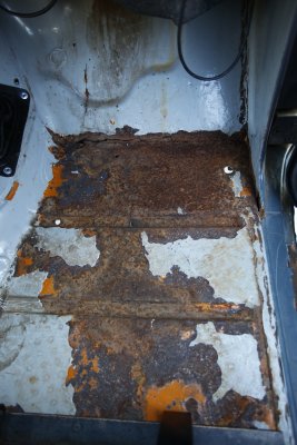 Passenger side rust