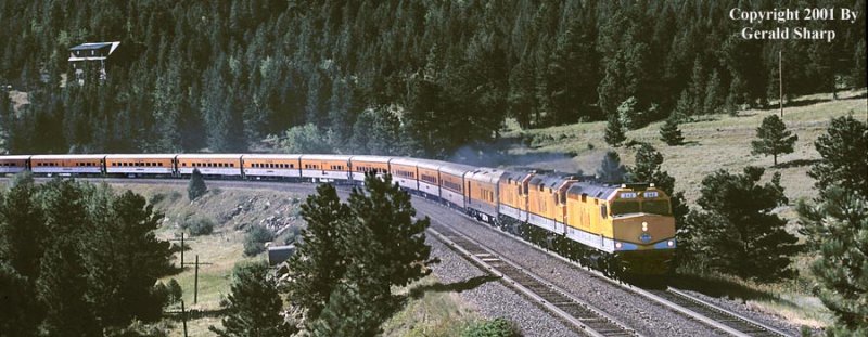 Ski Train At Crescent, Colorado