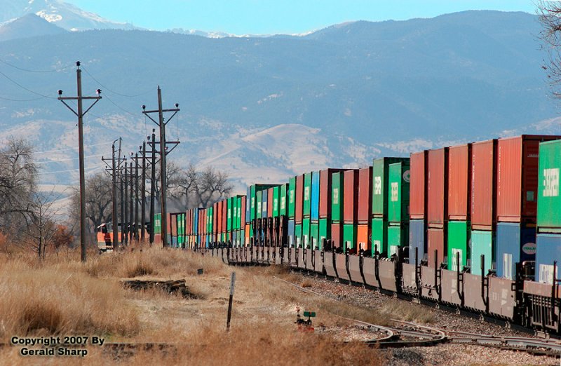 BNSF 1035 South At Longs Peak, CO