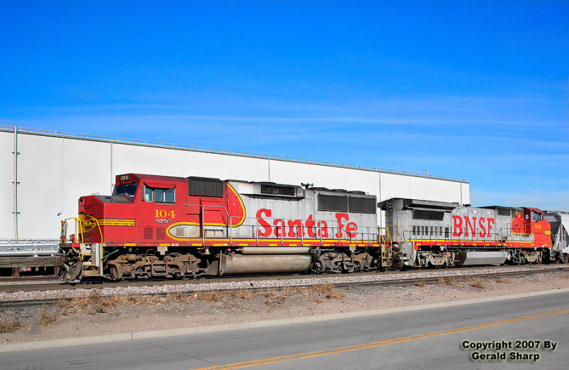 BNSF 104 At Longmont, CO