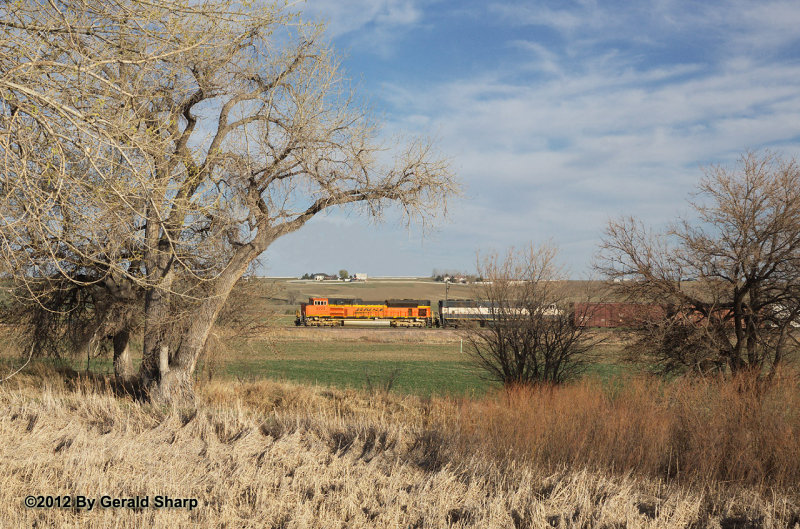 BNSF 9221 North DENLAU At Longs Peak, CO