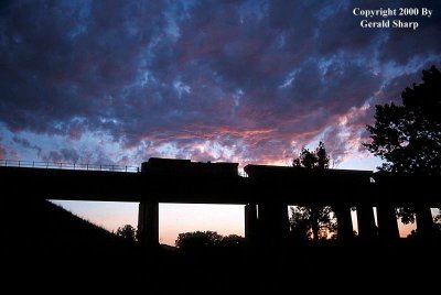 Sunset At Antelope Creek Bridge