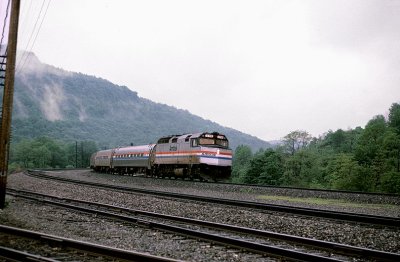 Amtrak At South Fork, PA