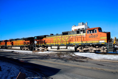 BNSF 4687 North At Longmont, CO