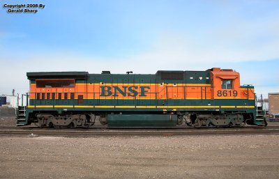 BNSF 8619 At Longmont, CO
