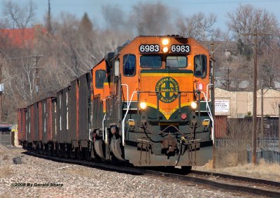 BNSF 6983 South At Longmont, CO