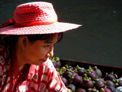 Lady with Mangosteens