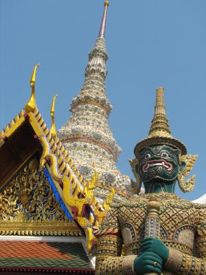 Gate in the Temple of the Emerald Buddha