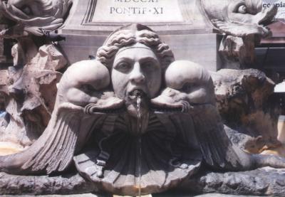 Pantheon Fountain by Day