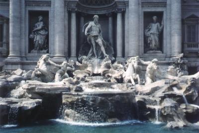 Trevi Fountain by Day