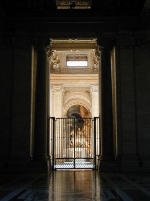 Inside St. Peter's Cathedral