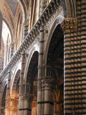 Interior of Duomo in Siena