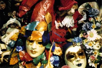 Red Carnival Masks