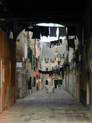 Alley with Laundry