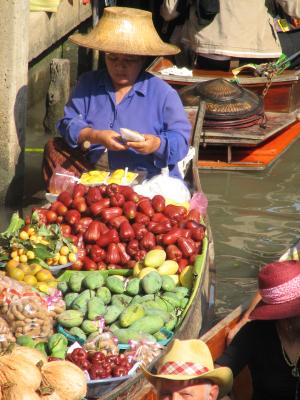 Lady with Fruit Boat