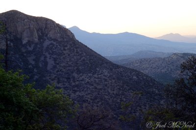 view from Carr Canyon