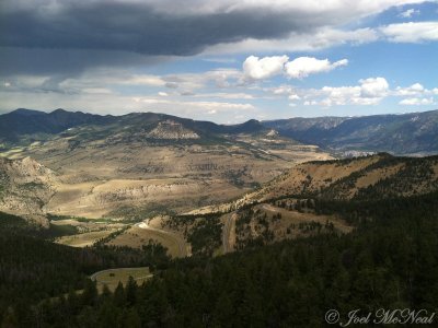 View from Dead Indian Pass: Park Co., WY