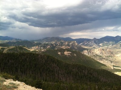 View from Dead Indian Pass: Park Co., WY