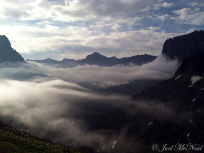 View from Logan Pass: Glacier National Park, MT