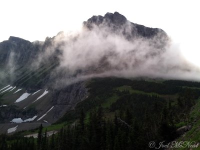 View from Logan Pass: Glacier National Park, MT