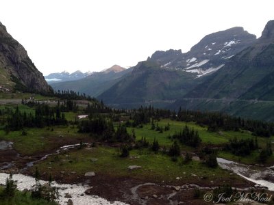 View from Logan Pass: Glacier National Park, MT